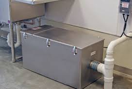 grease trap in a kitchen